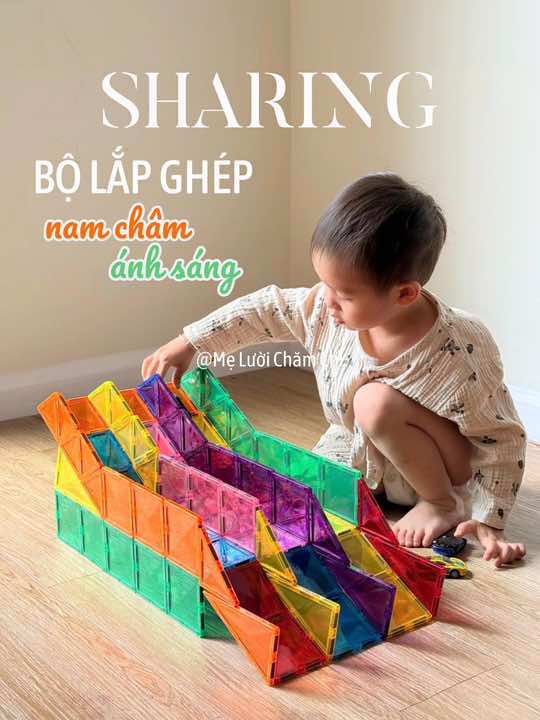Bộ lắp ghép nam châm ánh sáng Mideer không chỉ khơi dậy trí tưởng tượng và sự sáng tạo của bé mà còn giúp phát triển các kỹ năng thực hành và khả năng tập trung! Đây thực sự là một món đồ chơi trẻ em có giá trị tuyệt vời nè các mom ơii! 💯 #muasamcungtiktok #dochoitreem #dochoithongminh #mevabe #xuhuong 