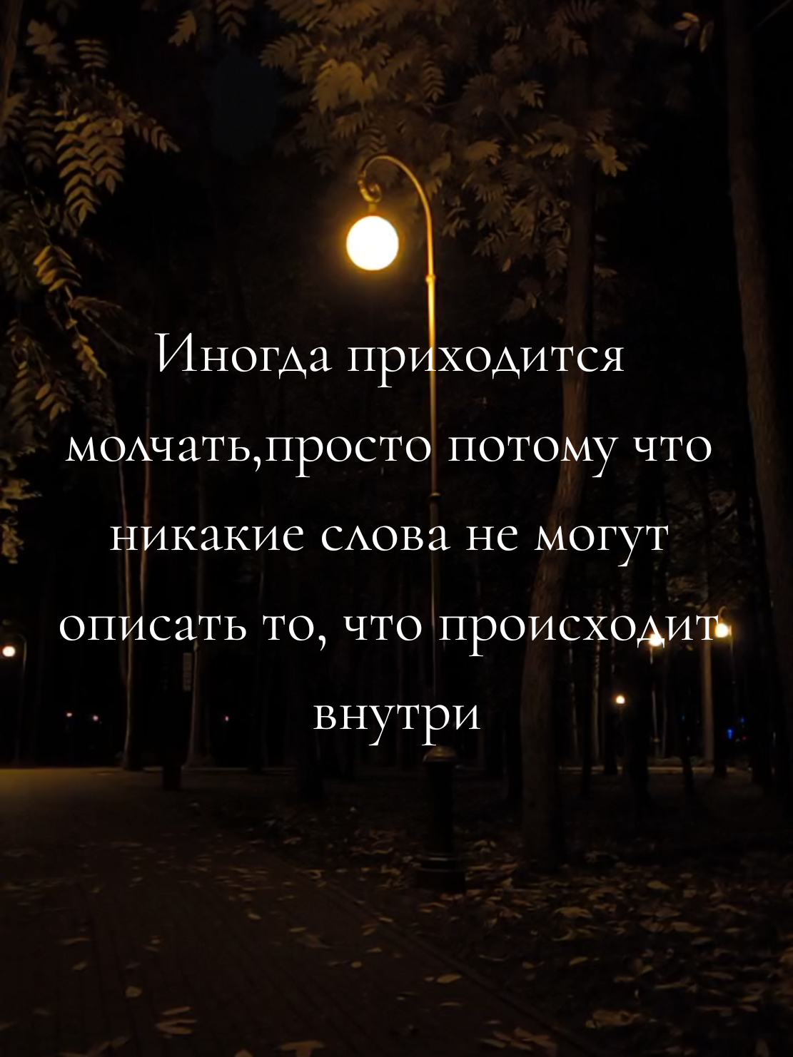Иногда приходится молчать, просто потому что никакие слова не могут описать то, что происходит внутри. #мудрость #советы #молчание #цитаты #мотивация 