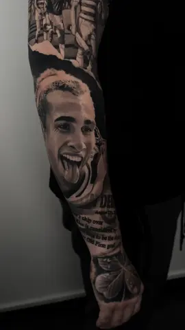 CELTIC SLEEVE IVE BEEN WORKING ON, 1 more session to fill the gap and any touch ups🍀🍀🍀 #celticfc #celtic #celtictattoo #footballtattoo #glasgowceltic 