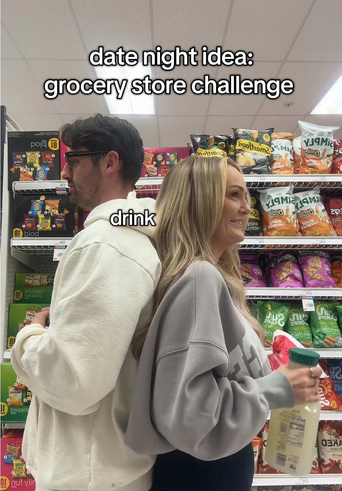 chat back me up here I’m not sure if he understood the game  #grocerystorechallenge #couplechallenge #datenight 