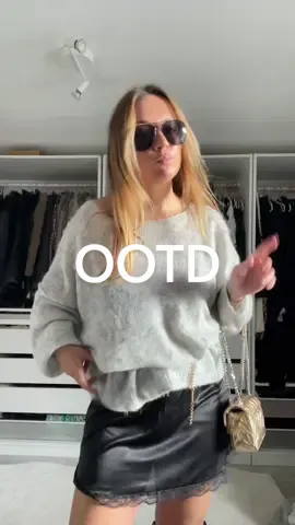 OOTD en jupe nuisette on valide ? 🖤 #midsizefashion #midsizetiktok #taille40 #falloutfits 