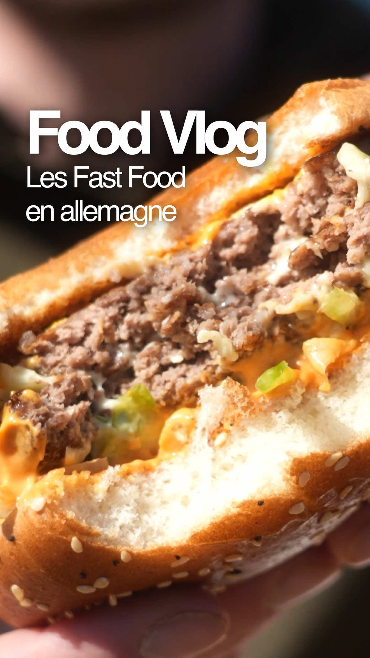 J’ai testé les chaînes de fast food en Allemagne, voilà le travail 😋 #degustation #fastfood #burger #mcdonalds #food 