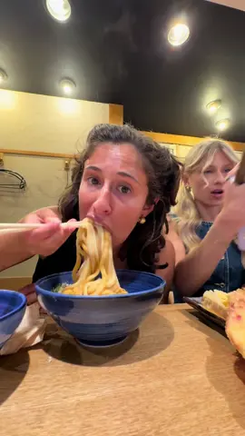 When @Natalie Ludwig is in Tokyo at the same time as you 😍🍜🇯🇵 #udonshintokyo #udoncarbonara 