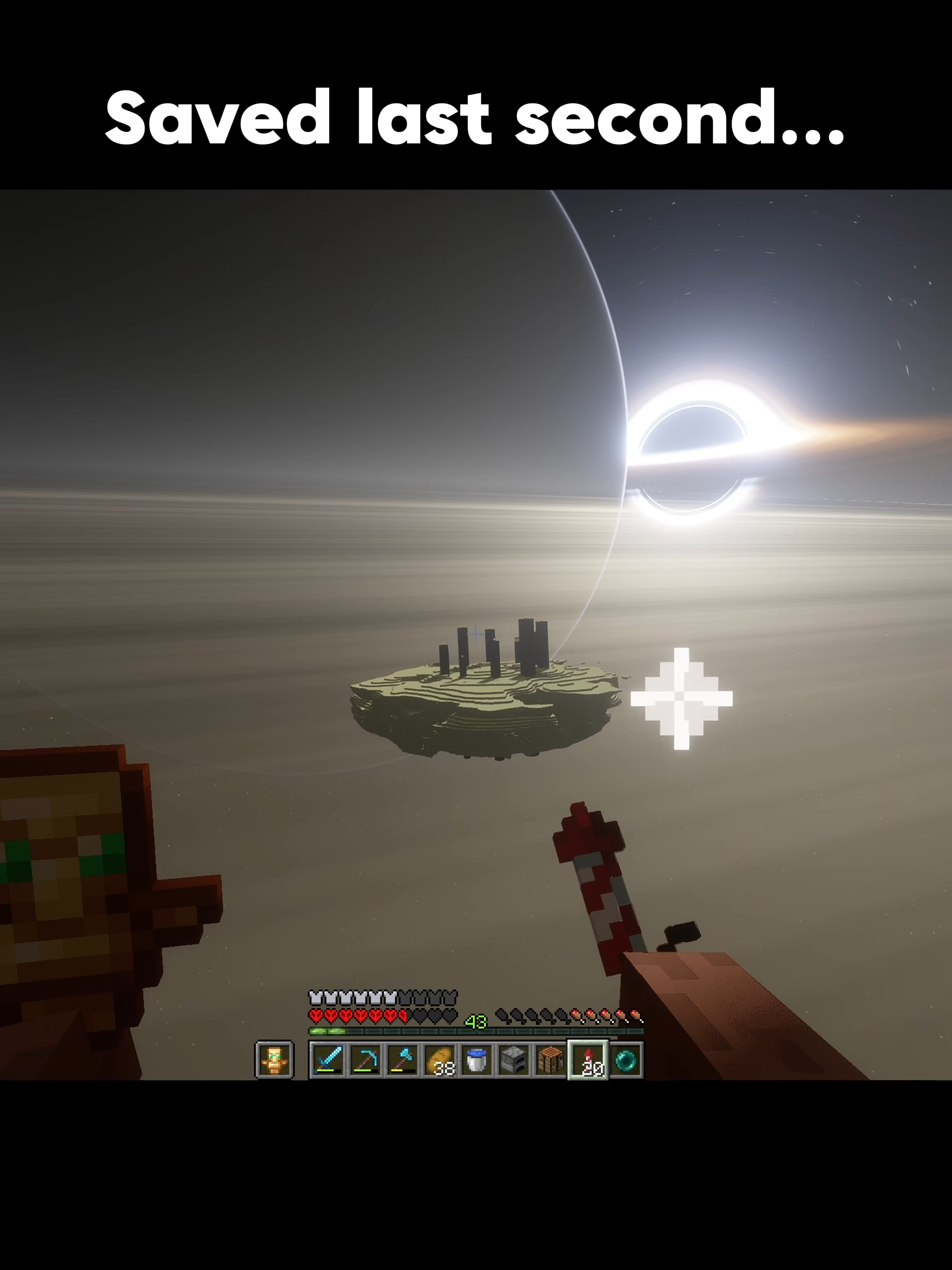 Last millisecond 😭 #minecraft #minecraftmeme #minecraftmemes