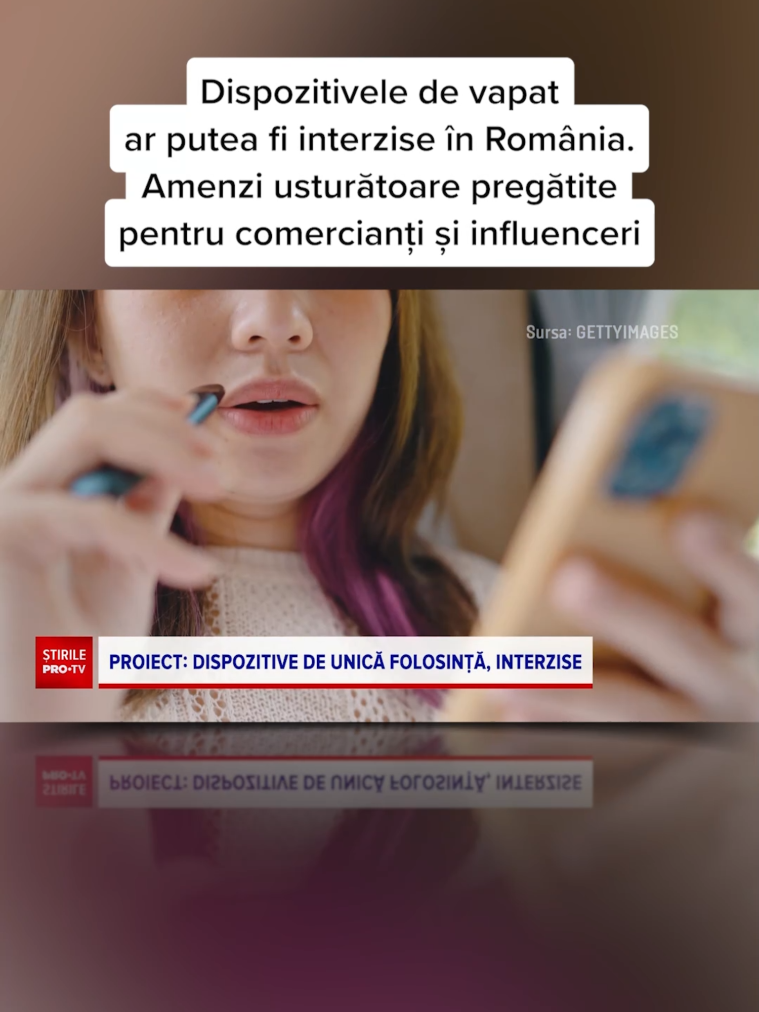 Mai mulți parlamentari vor să interzică dispozitivele de unică folosință pentru vapat tot mai populare și în rândul minorilor. #news #stiri #protvromania #protv #stirileprotvdeastazi