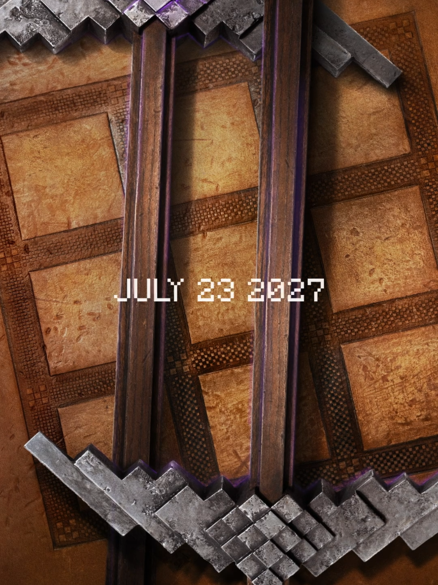 Building terrain. See you in theaters July 23 2027. #Minecraft 