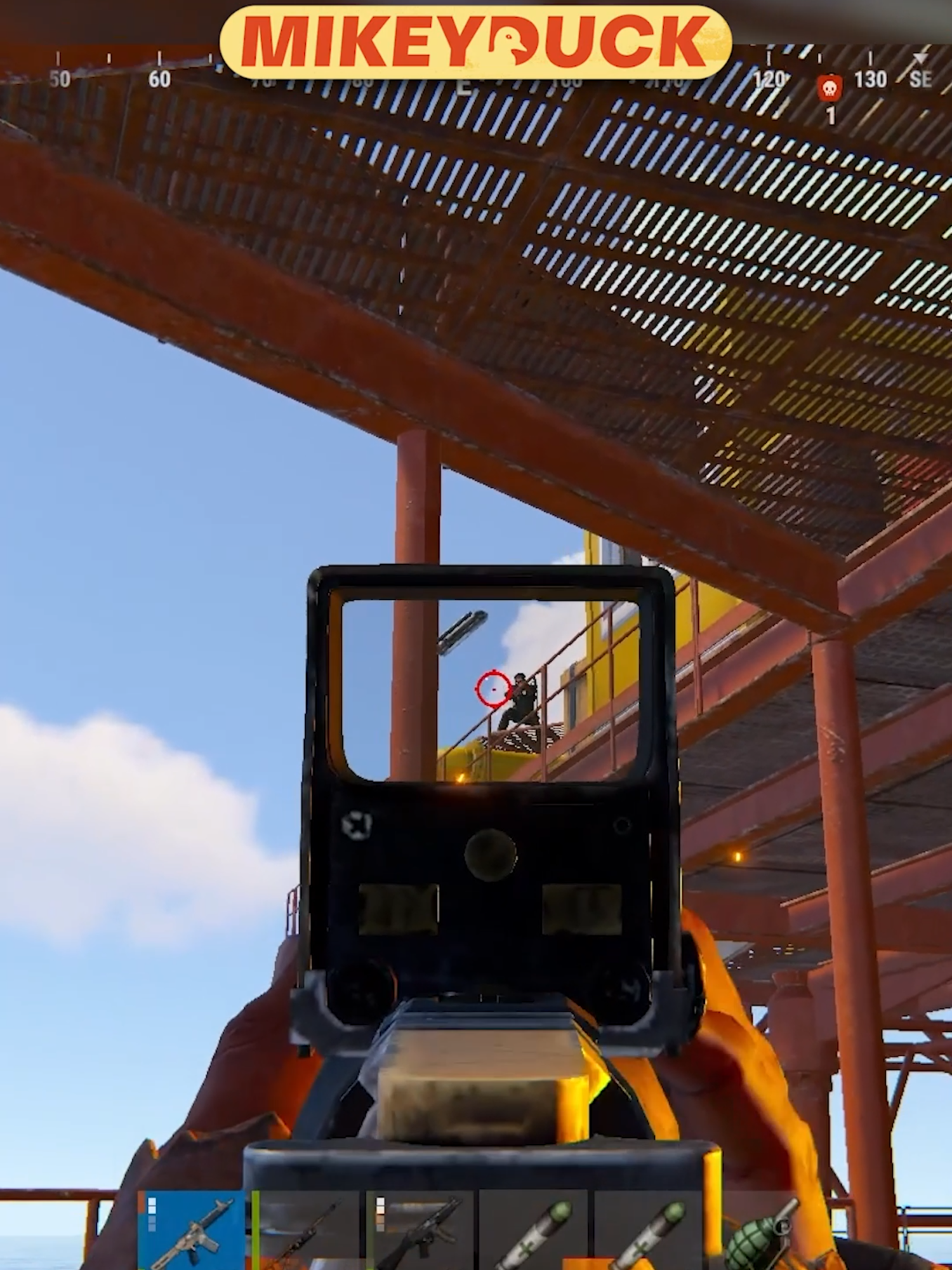 Nice Aim LOSER 💀 #rust #rustgame #rustclips #rustgameplay #rusttok #fyp #trendingvideo