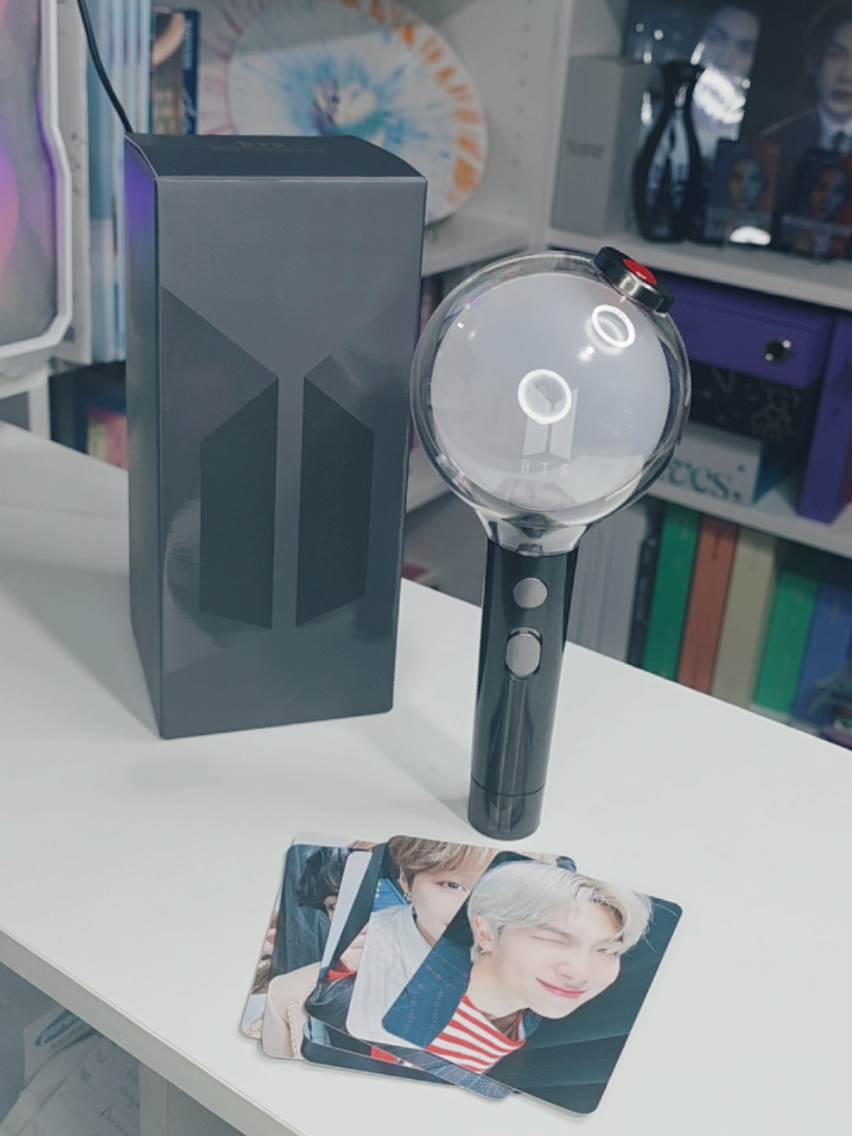 Unboxing BTS Map of the Soul Light Stick 💜 #bts #mapofthesoul #lightstick #kpop #unboxing 