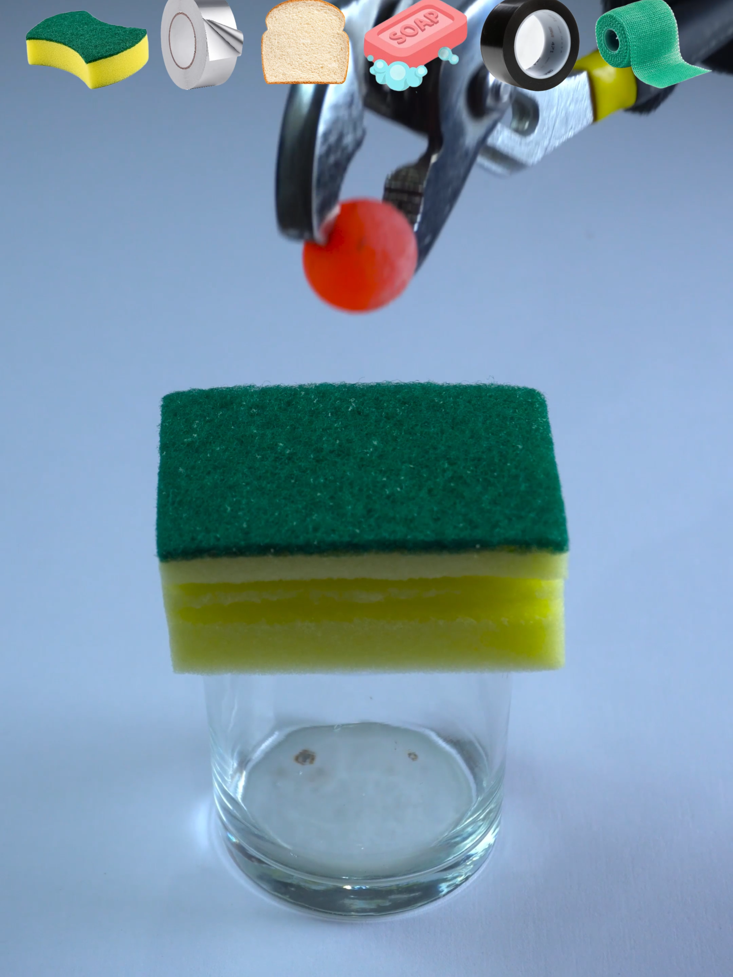 1000°C Red Hot Metal Ball vs sponge + aluminium foil + bread + soap + black tape + green tape what will happend next?🧽🤗 #experiment #asmr #satisfyingvideos #satisfying #asmrvideo #asmrsound #scienceexperiment #treanding #trendingvideo #foryou #foryoupage #fyp #fypviral #tiktokviral #unitedstates #unitedkingdom #sponge #aluminiumfoil #bread #soap #blacktape #greentape #everything