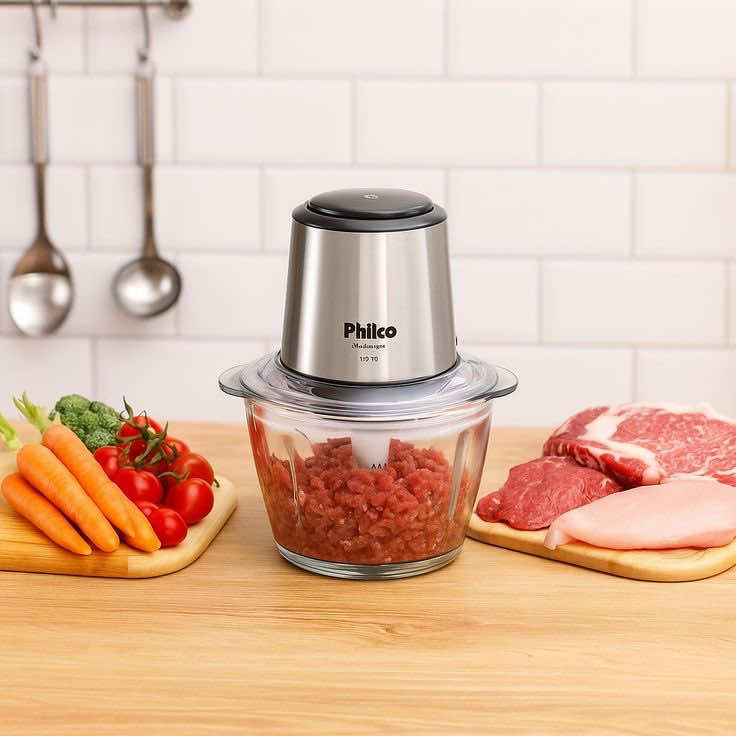 Mini Processador Philco Inox “Comente Philco” par me mando o link 🔗  . . . #amazon #amazonfinds #dicas #viral #donadecasa 