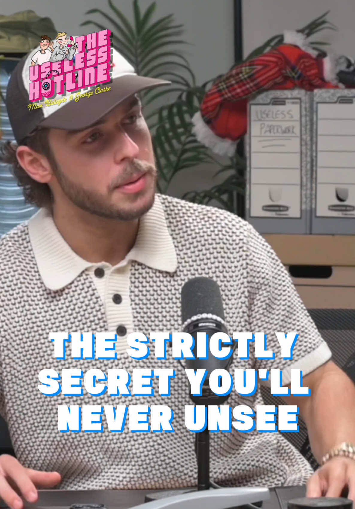 The real Strictly secret? You'll never unsee where they put the microphones 👀 #theuselesshotline #strictly  @George Clarke @Alexis Warr 
