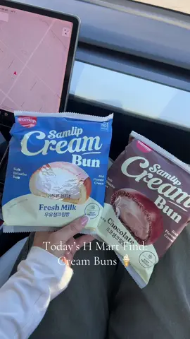 These were such a good recommendation! The fresh milk flavor was our favorite between the two @mads #fyp #hmart #food #dessert #yum 