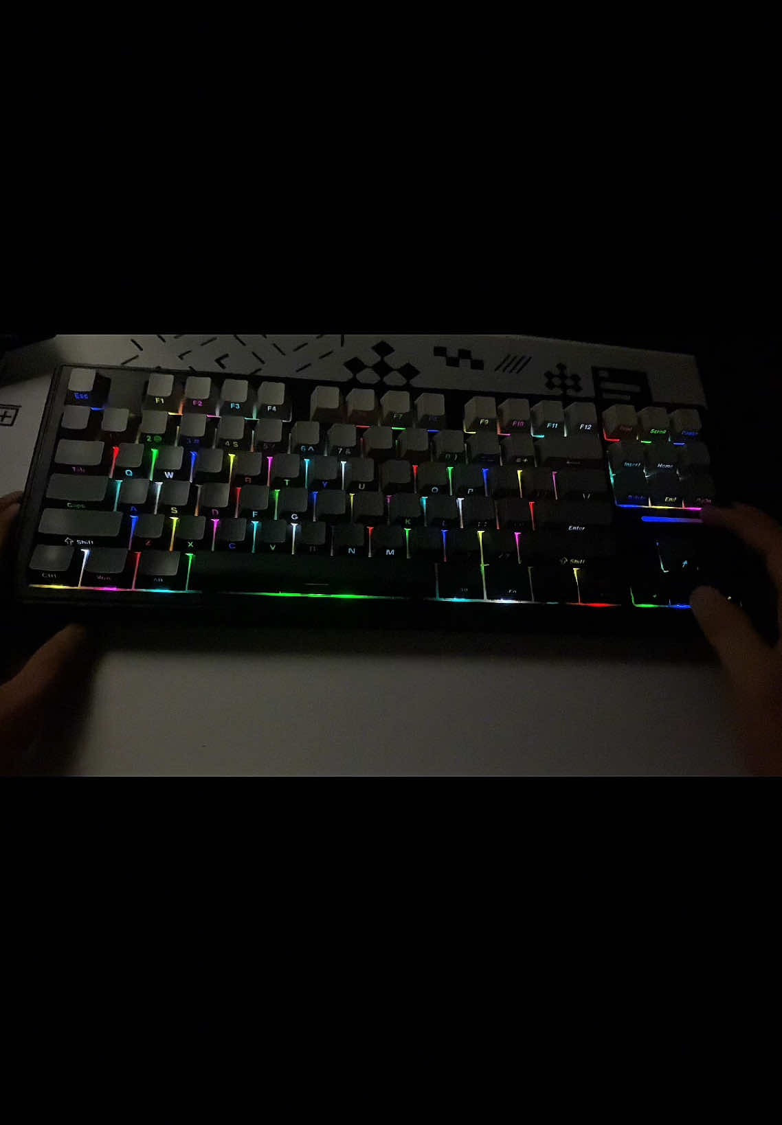 Test Xinmeng M87 pro V2 keyboard 🥷#fyp #keyboard #customkeyboard #m87 #viral 