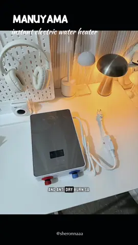 Turn your freezing showers into spa vibes. 🧖‍♀️💦 #manuyama #Manuyamawaterheater #waterheater #instantwaterheater #MANUYAMA 