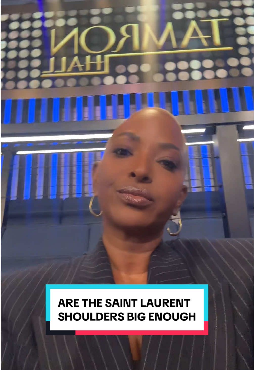 ARE THE SAINT LAURENT SHOULDERS BIG ENOUGH 💫✨🌟 @Tamron Hall Show @SAINT LAURENT #ditl #worklife #fashionstylist #celebritystyleacademy 