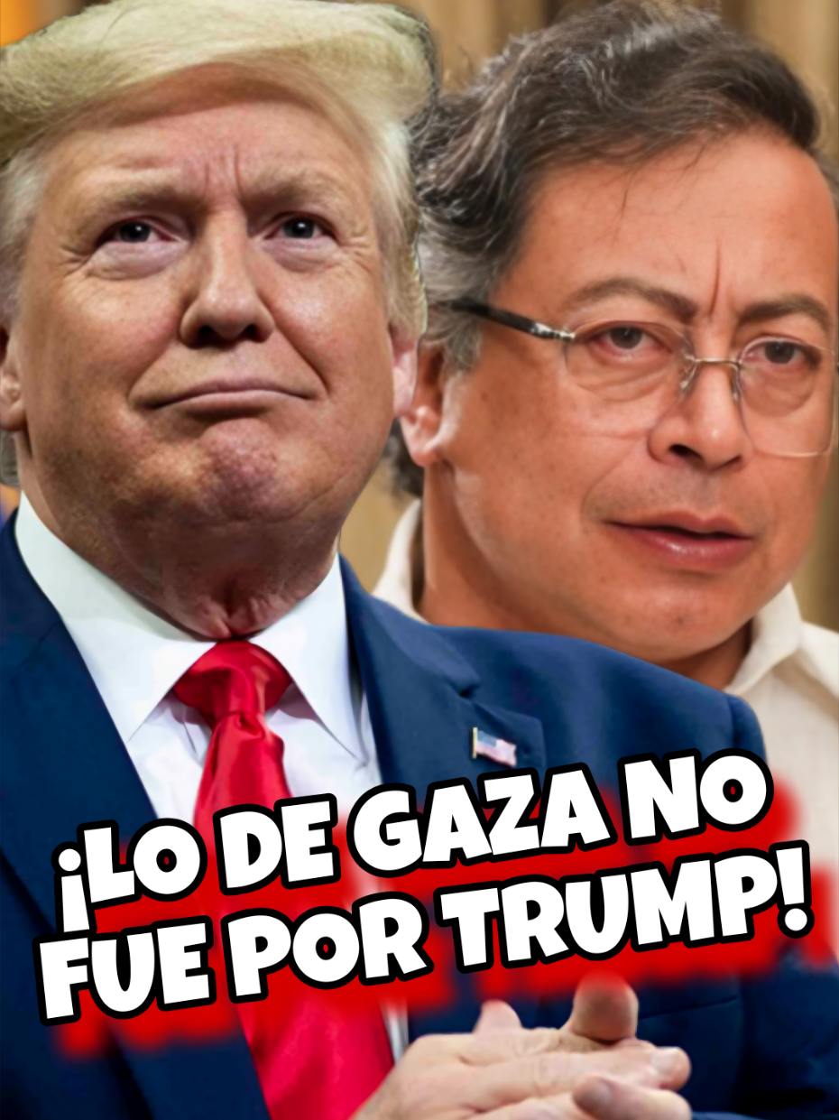 El presidente colombiano Gustavo Petro, aseguró que Donald Trump no logro ningún acuerdo de paz entre Israel y Palestina. Según Petro, el acuerdo de paz se logró por presión internacional y por 
