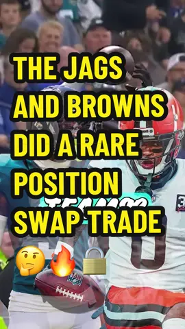 A rare NFL POSITION SWAP 🤔🔥 Follow for more!! 👀 #gregnewsome #tysoncampbell #jaguars #cornerback #nfl
