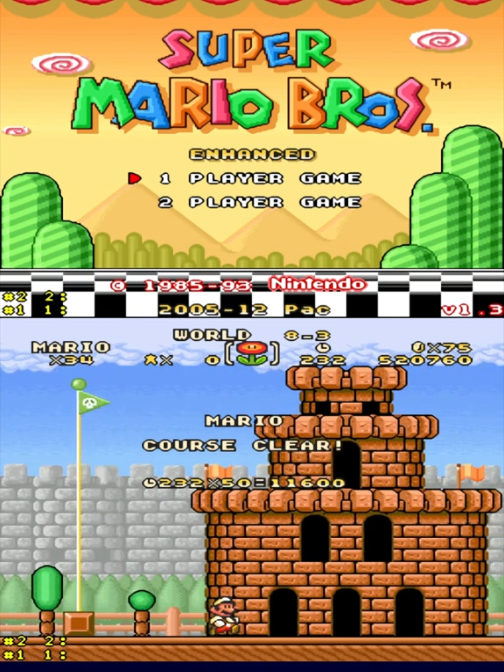 Super Mario Bros Enhanced Mundo 8 #supermariobros #mariobros #mario #nintendo #gameontiktok 