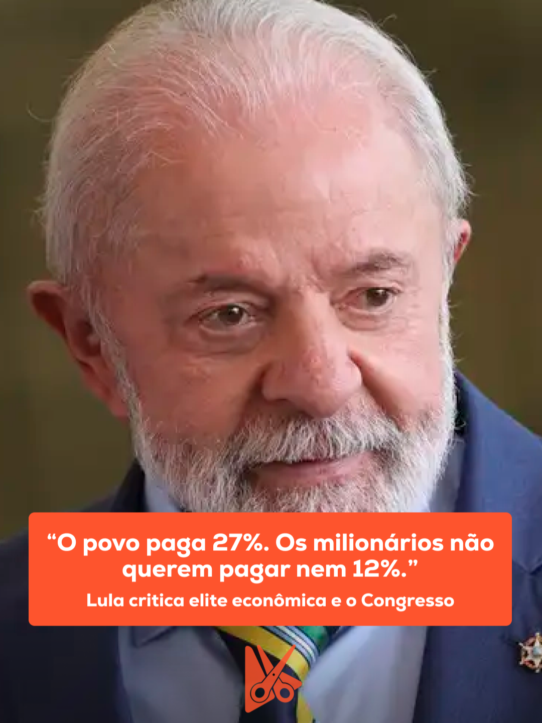✂️“O povo paga 27%. Os milionários não querem pagar nem 12%.” Lula voltou a criticar a elite econômica, dizendo que o Congresso preferiu proteger os mais ricos em vez de aprovar a taxação das grandes fortunas. “Eles acham que derrotaram o governo, mas derrotaram o povo brasileiro.” #TesouraPolitica #política #congresso #taxação #justiçafiscal #Brasil