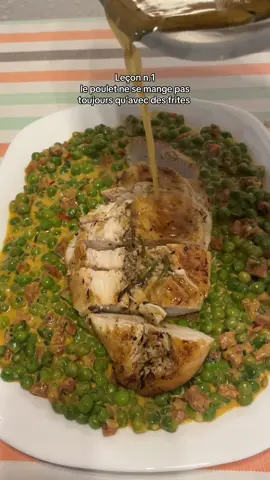 Et toi tu le mange avec quoi ?? #cuisine #recette #poulet #chorizo #recettefacile 