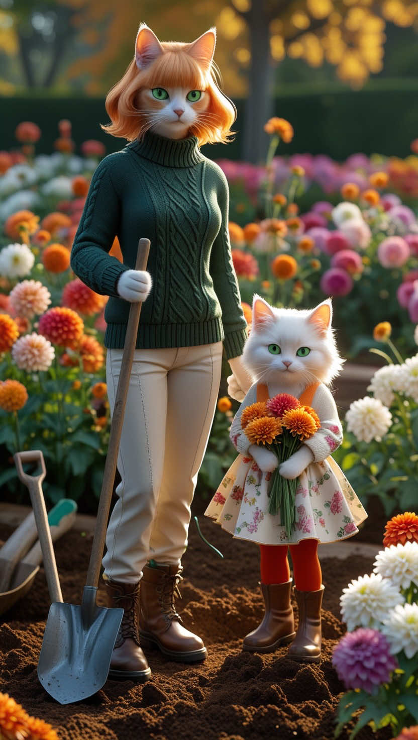 Cat left newborn kitten in rainy park😿#חתולים #aicats #catdrama #catlovers #cats 