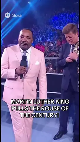 MLK PULLS THE ROUSE OF THE CENTURY & DEMANDS A REMATCH WITH JFK  #MLK #JFK #Rematch #WWE #sora 