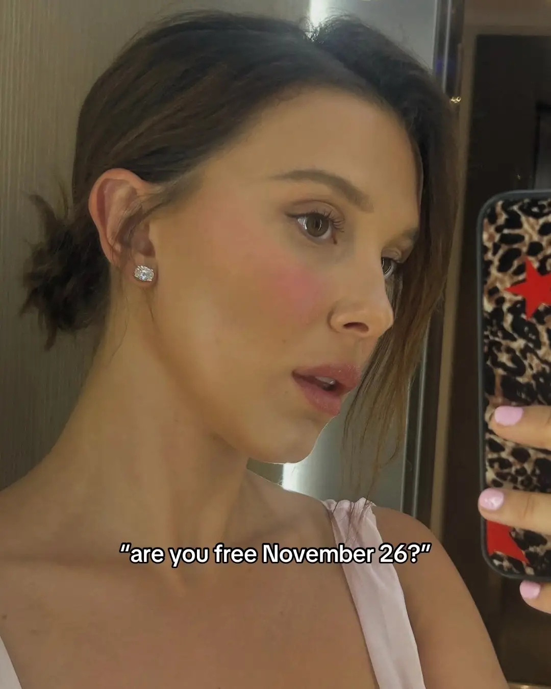 we’re sat. 📺 #milliebobbybrown #strangerthings #florencebymills 