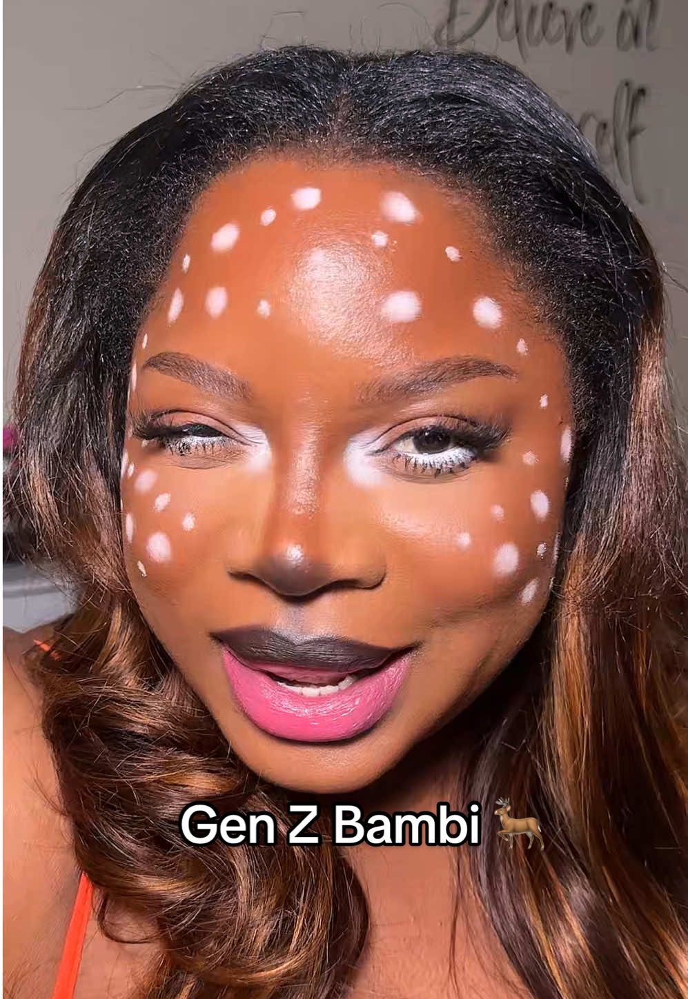 Gen Z Bambi 🦌✨ - #fyp #deer  #makeupfyp #halloween #halloweencostume     