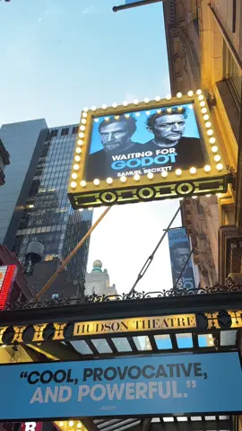 FINE, I guess this is how I’m pronouncing Godot now #waitingforgodot #broadway #theatrereview 