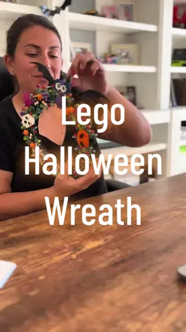 Lego Halloween Wreath! #lego #legotok #halloween 