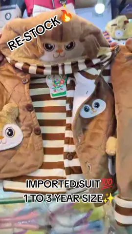 ✨ Winter Imported 3-Piece Suit ✨ Give your little one the perfect winter style with our premium imported 3-piece suits, designed for warmth, comfort, and elegance. 👶 Available Sizes: 6 months to 3 years 🧥 Soft, cozy, and breathable fabric for winter comfort 🎀 Stylish 3-piece design — perfect for casual wear & special occasions 🌍 Imported quality with fine finishing 📞 For Orders & Details: 0325-8215164