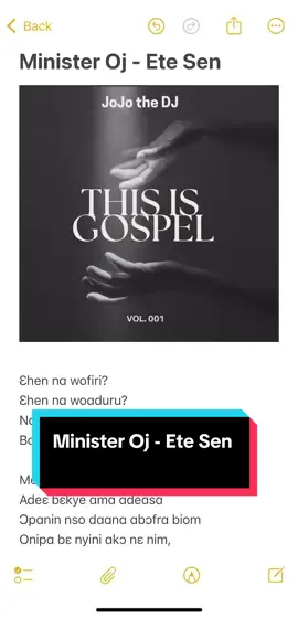 Minister Oj - Ete Sen  #fyp #viral #musiclyrics #music 