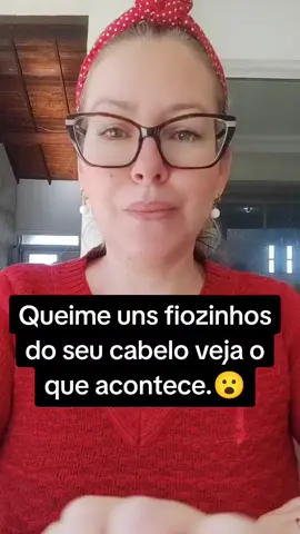 Queime uns fiozinhos do seu cabelo, veja o que acontece..😮
