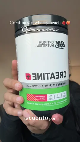 Suplemento que a ningún gym rat le puede faltar ✨ademas este sabor está delicioso 🍑🍓@Optimum Nutrition Shop  #creatina #gymrat #girlgym #tiktokshopfinds #contentcreator 