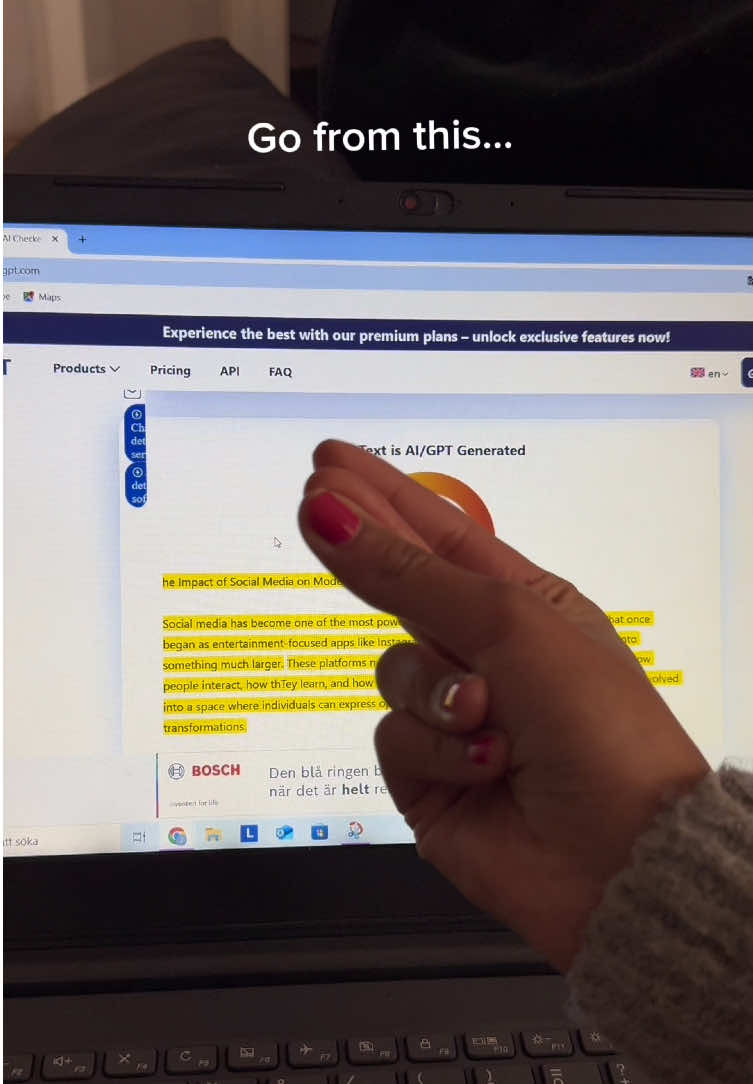 Bypassing AI detectors has never been easier… this tool changes everything 👀 #humanizer #aidetector #studytok #turnitin #essaywriting 