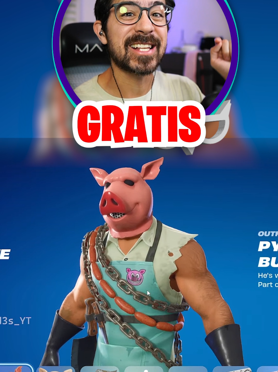 Fortnite te REGALA esta SKIN! 😱  #gamerentiktok #fortnite #fortnitenoticias #fortnitemares 