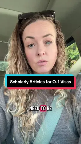 Scholarly articles for #o1visas, only for those in STEM? #immigrationlawyer #immigration #o1visalawyer 