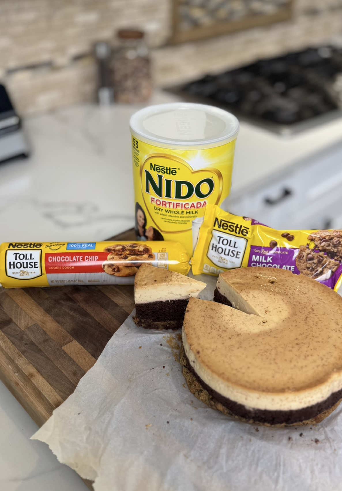 #ad Cookie Choco Flan?! Omg you need to try this recipe made w/ #NestleNido @Nestle Toll House 🍮