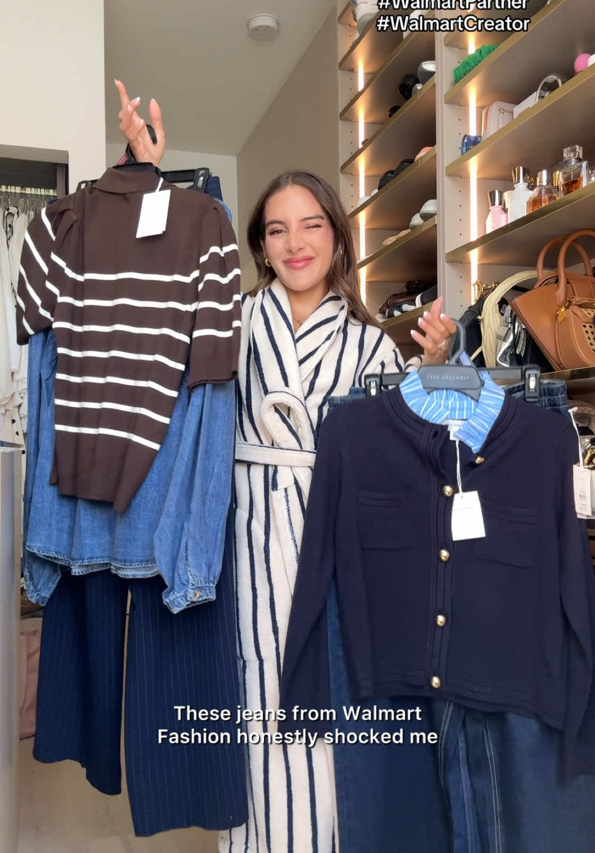 #WalmartPartner #WalmartCreator These jeans are all from Walmart Fashion and I’m honestly shocked @Walmart @Walmart Creator 👖 So good for fall outfits 🍂 Find all my denim picks on my Walmart storefront, link in bio 🛒✨