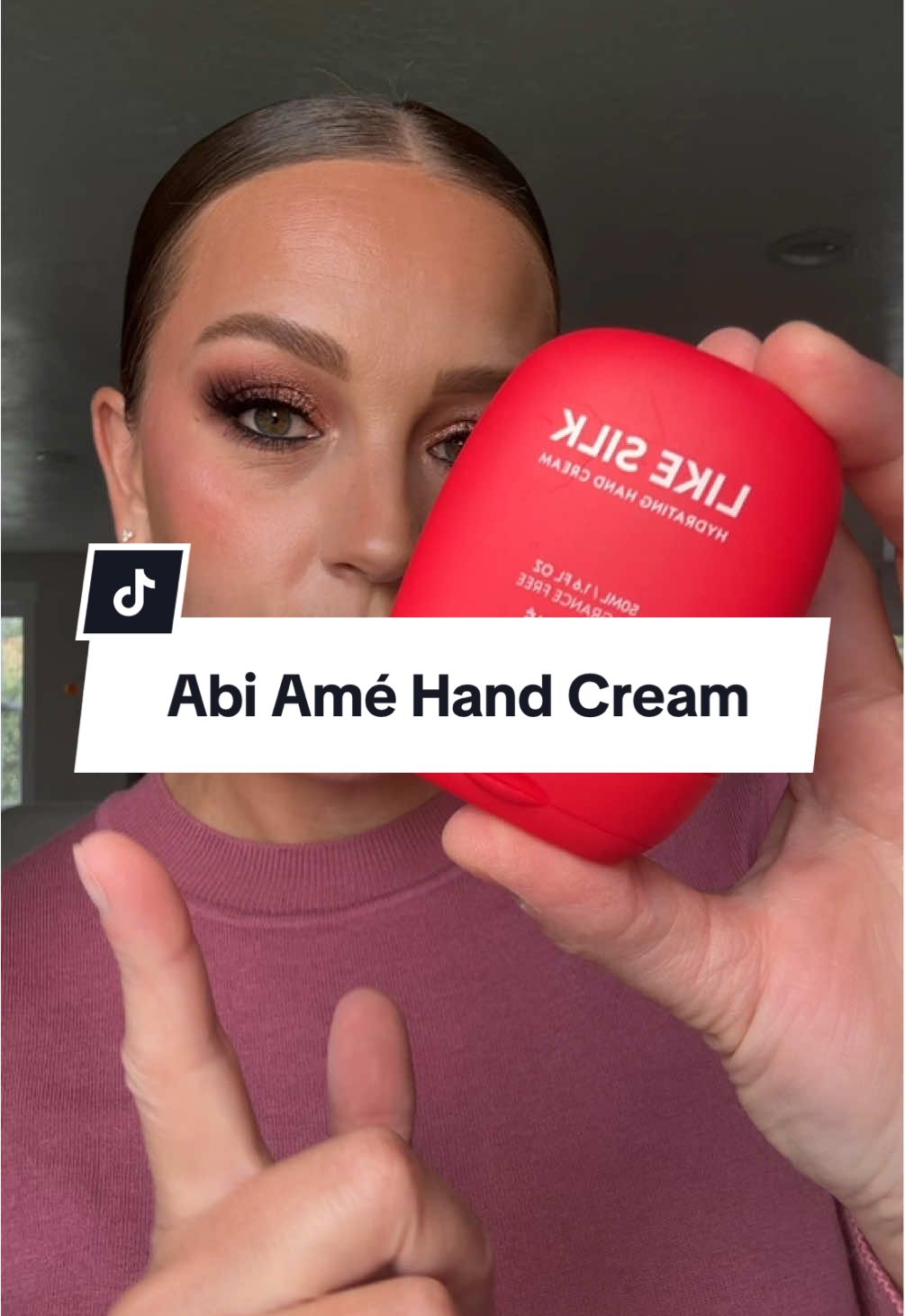 My hands feel so soft and hydrated after I use this hand cream! It’s amazing!! #handcream #hydratingskincare #dryhands #winterskincare #softhands 