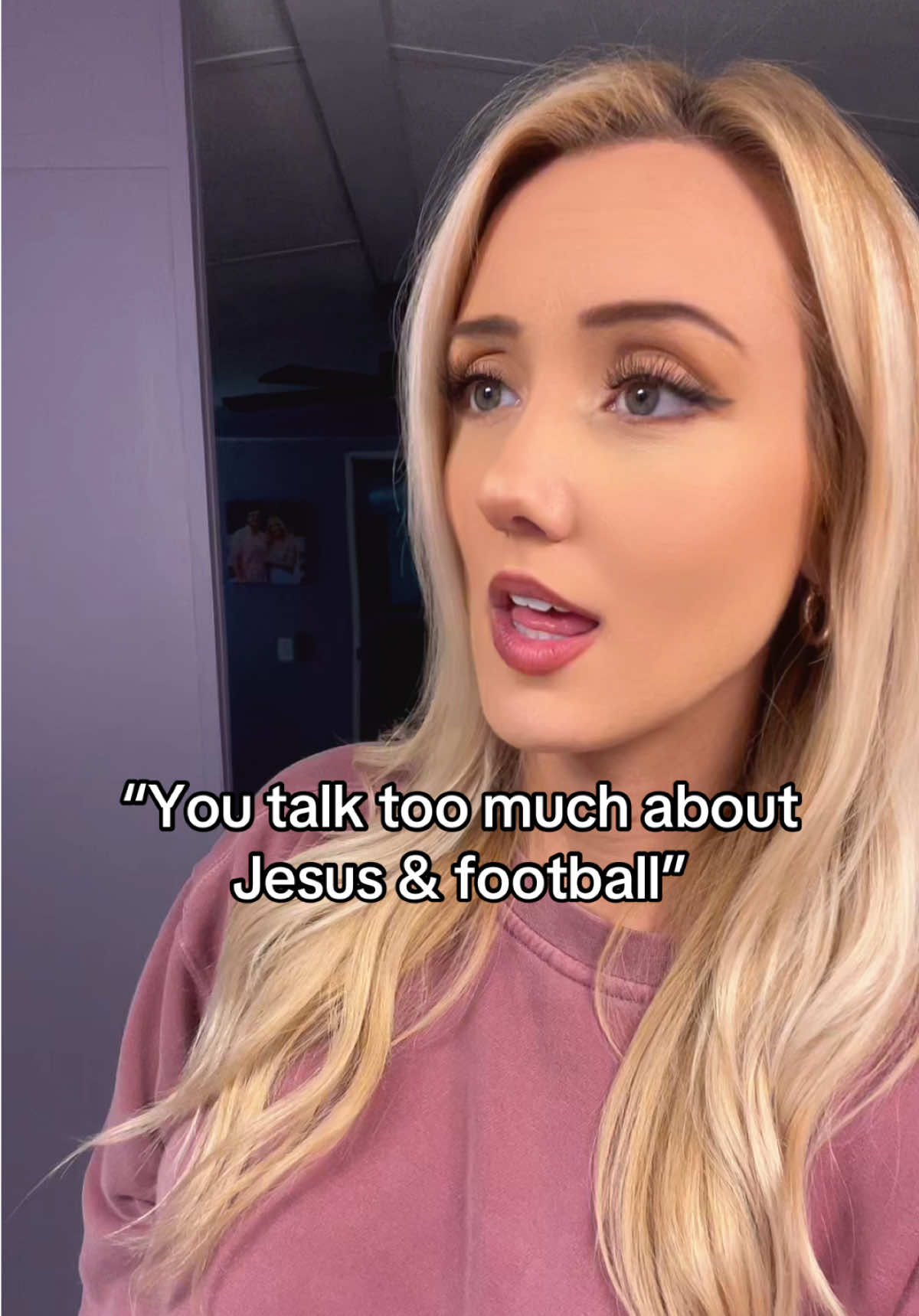 You talk too much about Jesus and football. Okay well stop talking to me then 😂 simple #CollegeFootball #cfb #collegefootballtiktok #jesusisking #jesuslovesyou 
