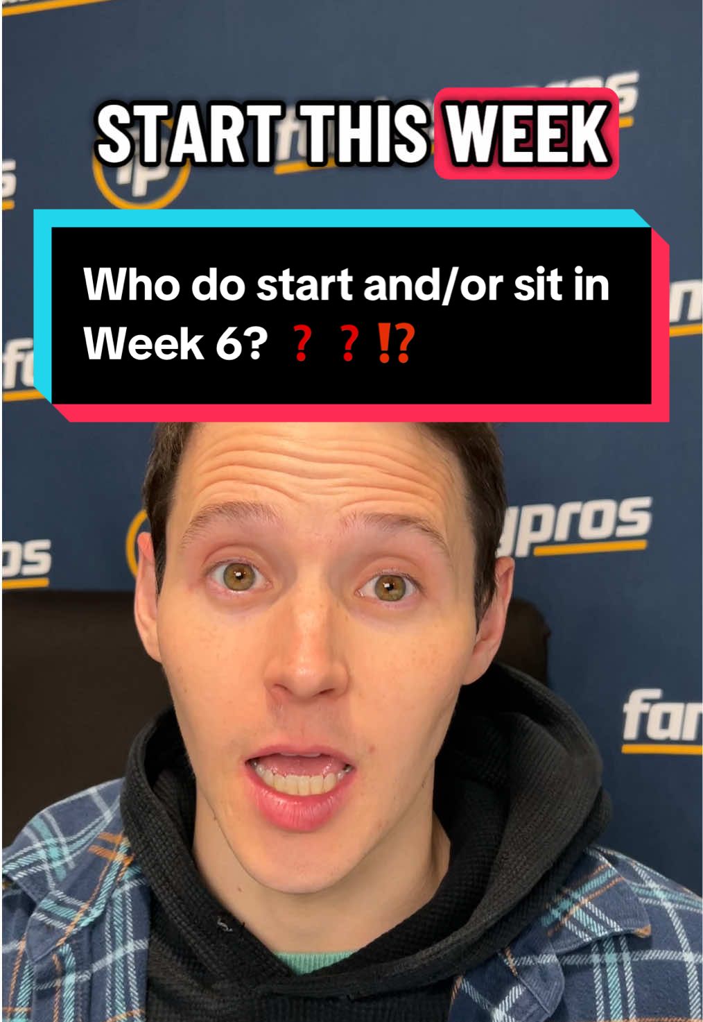 Fantasy Football Start or Sit for NFL Week 6 #fyp #start #nfl #fantasyfootball 