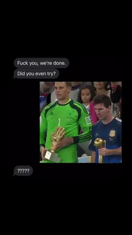 He gave his all for 2nd place 🥺🐐 #football #lionelmessi #messi #argentina #2014worldcup 