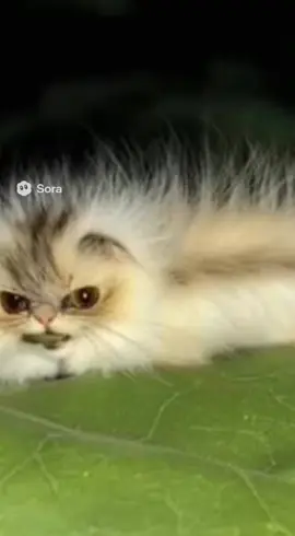 Она смотрела мультики??? #котогусеница