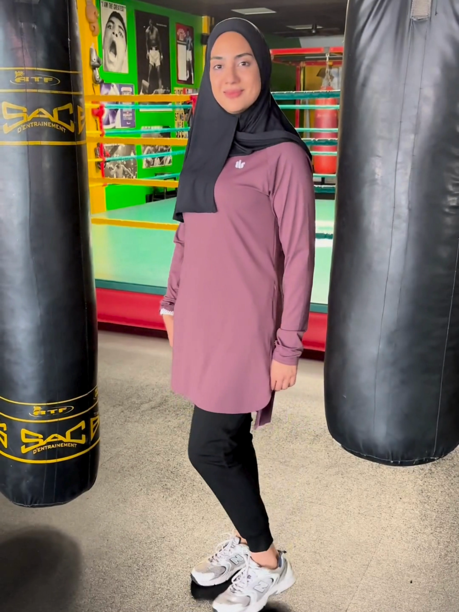 Flow through every move with confidence. 💪 The Staple Modest Sports Dress keeps you covered, breathable, and free to stay strong during your gym session — side zippers for easy movement, and a fit that moves as you do. ✨ Feel the difference in your next workout — try it in your next routine! #dignitii #modestactivewear #modestsportswear #fithijabi #dignitiistyle