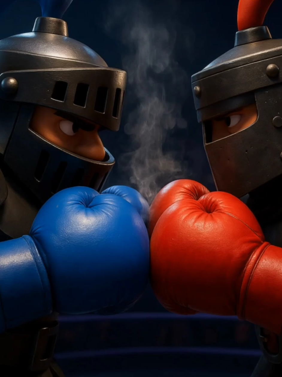 Mega Knight Vs Dark Prince 🥊 #clashroyale #clashroyalememes #fyp  #jynxzi #boxing 