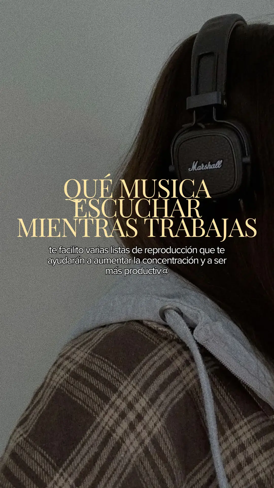 Para mejorar la concentración, puedes escuchar playlists de música lo-fi, ambiental, o instrumental, así como sonidos de la naturaleza o ruido blanco para bloquear distracciones.  También son efectivas las listas de reproducción con ondas cerebrales alfa o frecuencias específicas diseñadas para la cognición, y música clásica como la de Mozart, que estudios sugieren que es eficaz para el estudio.  Aquí te dejo algunas listas de reproducción que utilizo en mi día a día ✨🫶🏻