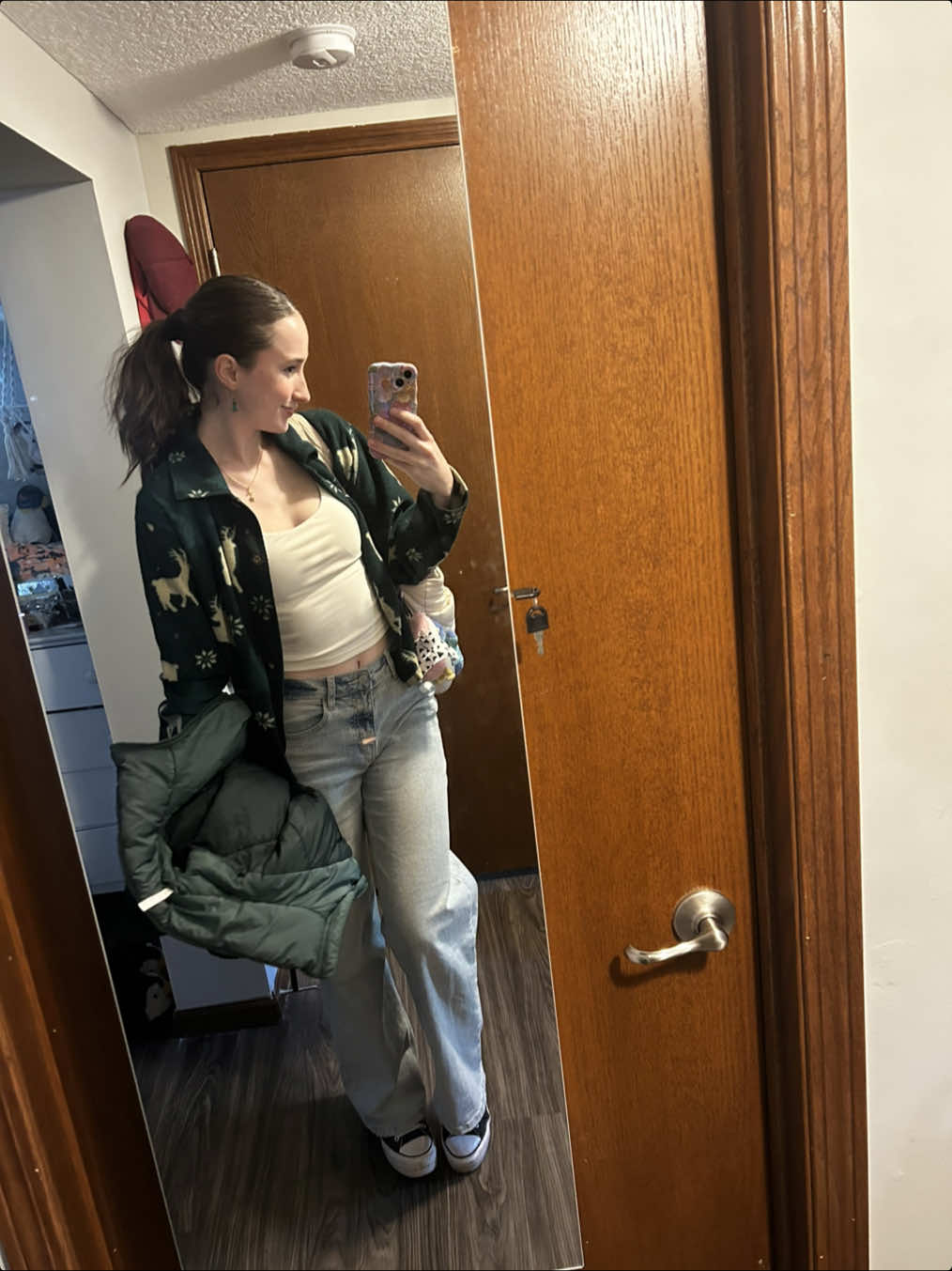 My ungulate outfit of the day🤭🦌 #OOTD #fitcheck #umn #college #migration