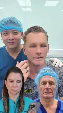 Plastic surgeon reacts to shocking face lift transformation😱 #facelift #plasticsurgeon 