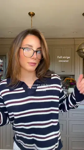 Love a good stripe sweater I got a size Small . . . . #stripesweater #sweateroutfits #fallsweater 